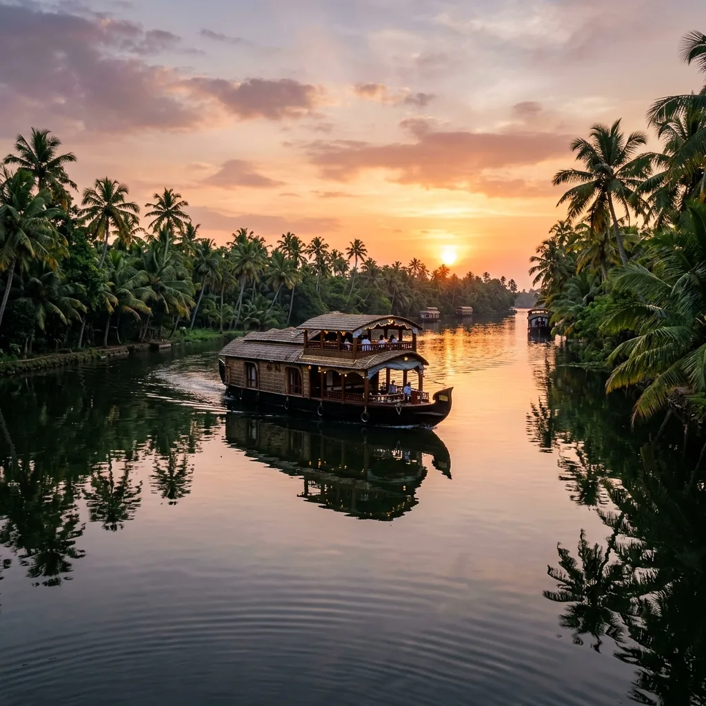 Grand South India Circuit houseboat